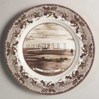 Johnson Brothers Historic America Brown Ii (2002 2003) Dinner Plate, Fine China
