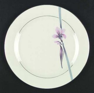 Pickard Vogue Dinner Plate, Fine China Dinnerware   Lavender Flowers,Blue Ribbon