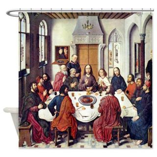  Dieric Bouts Last Supper (Detail) Shower Curtain  Use code FREECART at Checkout