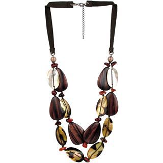 Designs by Adina Rope Mixed Media Necklace, Womens