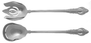 Reed & Barton Majesty (Stainless) Solid Oversized Serving Salad Set   Stainless,