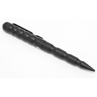 Defender Six inch Black Durable Aluminum Tactical Ballpoint pen