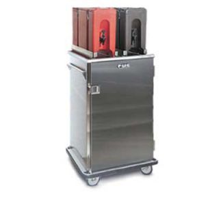 FWE   Food Warming Equipment Patient Tray Cart, 1 Door, 12IN Wide, 14 Tray Capacity, Full Bumper, Stainless.