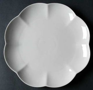 222 Fifth (PTS) Serendra Salad Plate, Fine China Dinnerware   All White,Undecora