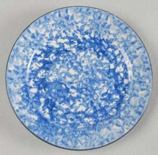 Stangl Town & Country Blue Salad Plate, Fine China Dinnerware   Blue Sponge Desi