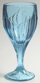 Lenox Twilight Blossoms Water Goblet   Blue