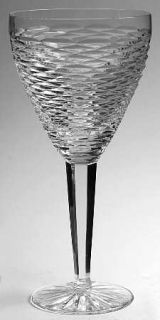 Tipperary Cricklewood Suite Water Goblet   Clear, Horizontal   Cuts, No Trim