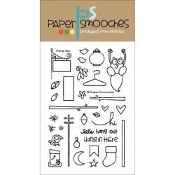 Paper Smooches 4 X6 Clear Stamps  Hang Ups