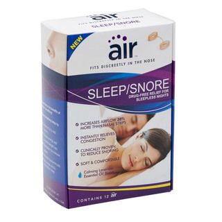 Air Sleep/snore Drug free Nasal Breathing Aid (pack Of 12)