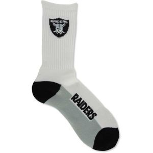 Oakland Raiders For Bare Feet Crew White 506 Sock