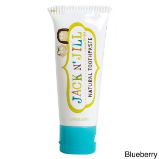 Jack N Jill Organic Natural Toothpaste (1.76 oz./50gFlavor options Banana, raspberry, strawberry, blackcurrant, blueberryAge recommendation From 6 months of ageSafety Fluoride free, sugar free, color free, SLS free, no preservatives, safety sealPackage