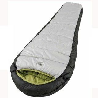 Coleman Signature Mummy Sleeping Bag (Black/ greyMaterials PolyesterUnrolled dimensions 84 inches long x 32 inches wide x 5 inches thick3 pounds, 8 ounces Model 2000004464 )
