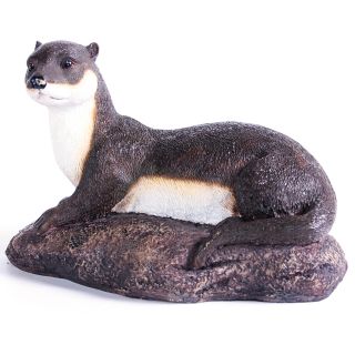 Kelkay Laying Otter Decorative Accent