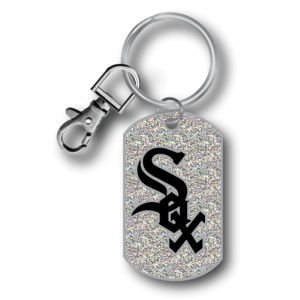 Chicago White Sox AMINCO INC. Glitter Key Ring