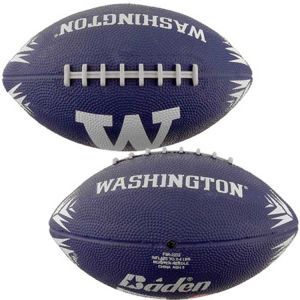 Washington Huskies NCAA Rubber Mini Football