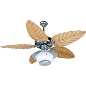 Craftmade CRA K10527 Outdoor Patio Fan 54 Ceiling Fan with Outdoor Tropic Isle