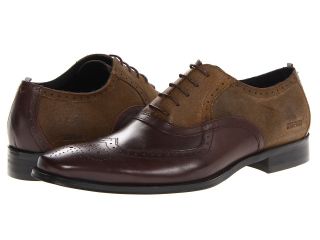 Kenneth Cole Reaction Trick Play LW Mens Lace Up Wing Tip Shoes (Brown)
