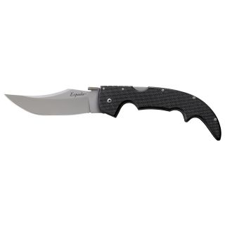 Cold Steel Large G 10 Espada Knife (Black, silverBlade materials Japanese AUS 8A stainless steel, bead blast finishHandle materials G 10Blade length 5.5 inchesHandle length 6.75 inchesWeight 0.54375 poundsDimensions 12.25 inches )