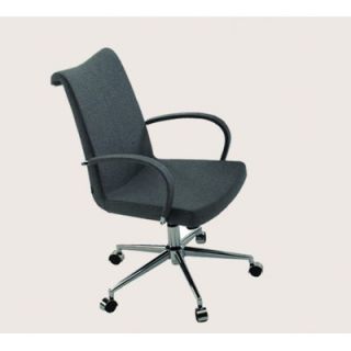 sohoConcept Tulip Office Chair 225 TULARM Finish Dark Grey, Fabric Organic 