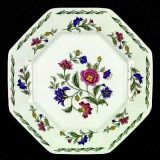 Mikasa Gresham Dinner Plate, Fine China Dinnerware   Floral Border & Center, Gre