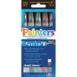 Metallic Shimmer Markers 5/pkg assorted