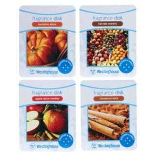 Wax Free Fragrance Disks 4 pack Assortment Set   Spice Scents
