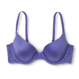 Self Expressions By Maidenform Womens Lace Wing Demi Bra 5648   Blue 38B