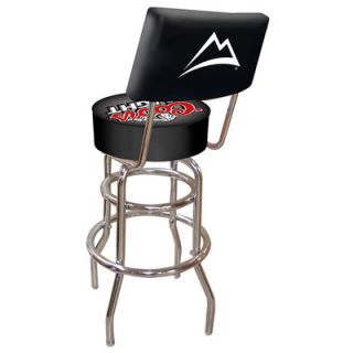 Trademark Global Coors Light Padded Bar Stool with Back CL1100