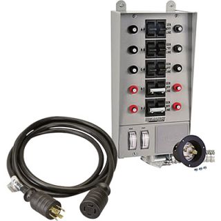 Reliance Cord Connected Transfer Switch Kit   10 Circuit, Model# 30310AK