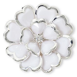 MIXIT Mixit White Bloomin Cute Stretch Ring