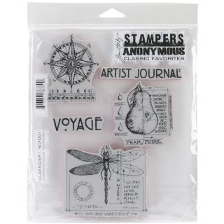 Tim Holtz Cling Rubber Stamp Set classics #1