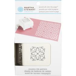 Martha Stewart Punch All Over The Page Pattern Punch country Tile
