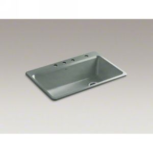 Kohler K 5871 4A2 FT Riverby Riverby® Single Bowl Top Mount Kitchen Sink with Ac