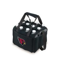 Picnic Time Arizona Cardinals Black Twelve Pack (BlackDimensions 9.75 inches high x 8.125 inches wide x 7 inches deepCompact designDouble top handlesTwelve individual compartmentsTwo (2) interior chambers to hold gel or ice packs (not included) )