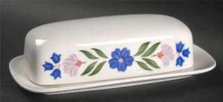 Johnson Brothers Country Craft 1/4 Lb Covered Butter, Fine China Dinnerware   Pi