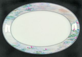 Mikasa Monet Butter Tray, Fine China Dinnerware   Maxima Line, Pastel Multicolor