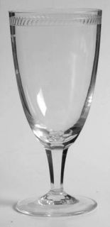Rosenthal Claudia Beer Glass   Stem #460,Cut Band,6 Sided Stem