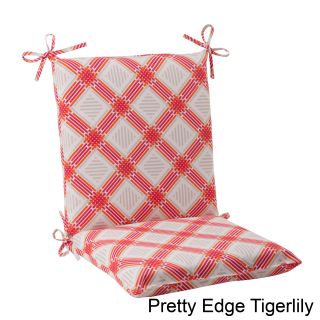 Pillow Perfect Outdoor Pretty Edge Squared Chair Cushion