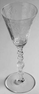 Cambridge Portia (Stem #3122, Etched) Wine Glass   Stem #3122, Etched  Clear