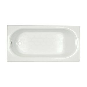 American Standard 2390LH.020 Princeton Recess 5 ft. Left Drain Bathtub in White