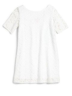 Lilly Pulitzer Kids Girls Topanga Crochet Dress   White