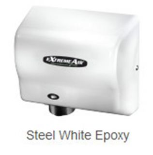 American Dryer Hand Dryer   Automatic, White Epoxy, 120V