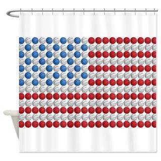  Basketball American Flag Shower Curtain  Use code FREECART at Checkout