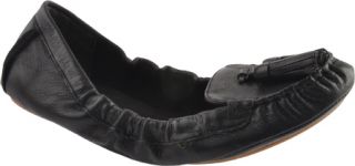 Womens Nine West Trenti   Black Leather Tassel Loafers