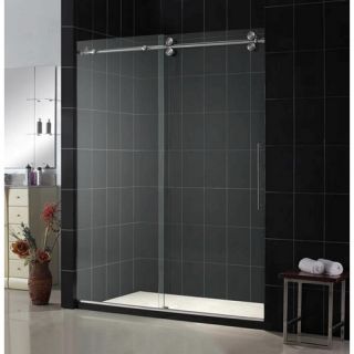 Dreamline SHDR6060791208 Enigma Shower Doors, 60x79 Polished Stainless Steel