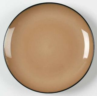 Gibson Designs Antica Roma Taupe Salad Plate, Fine China Dinnerware   All Taupe,