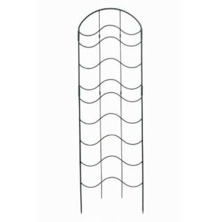 Achla Designs Waves 4.5 ft. Iron Arch Trellis Multicolor   FT 16