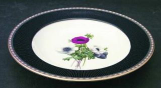 Mikasa Castle Meadow Rim Soup Bowl, Fine China Dinnerware   Bone,Floral Center,B