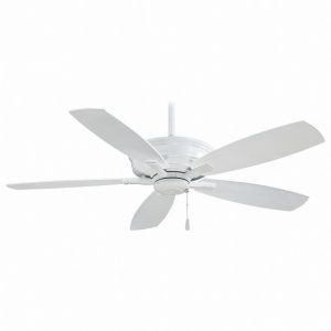 Minka Aire MAI F695 WH Kafe 52 5 Blade Ceiling Fan in White Finish with White B