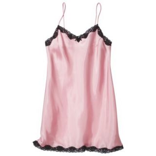 Gilligan & OMalley Womens Satin Chemise   Pink XS